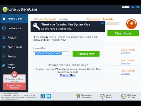 advanced systemcare 10 pro key